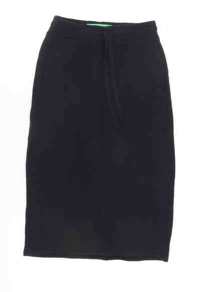 Womens UK Size XS United Colors of Benetton Straight & Pencil Jersey Skirt
