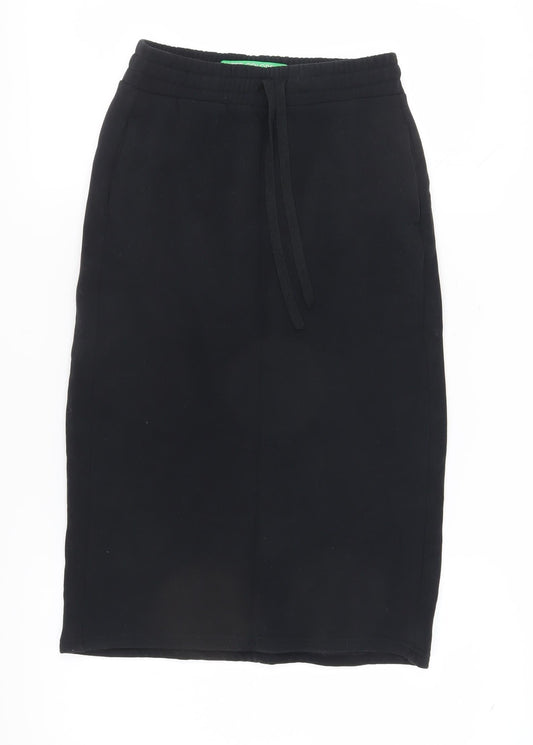 Womens UK Size XS United Colors of Benetton Straight & Pencil Jersey Skirt