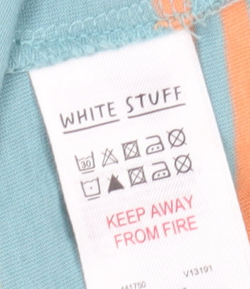Womens UK Size 8 White Stuff Blue  T-Shirt
