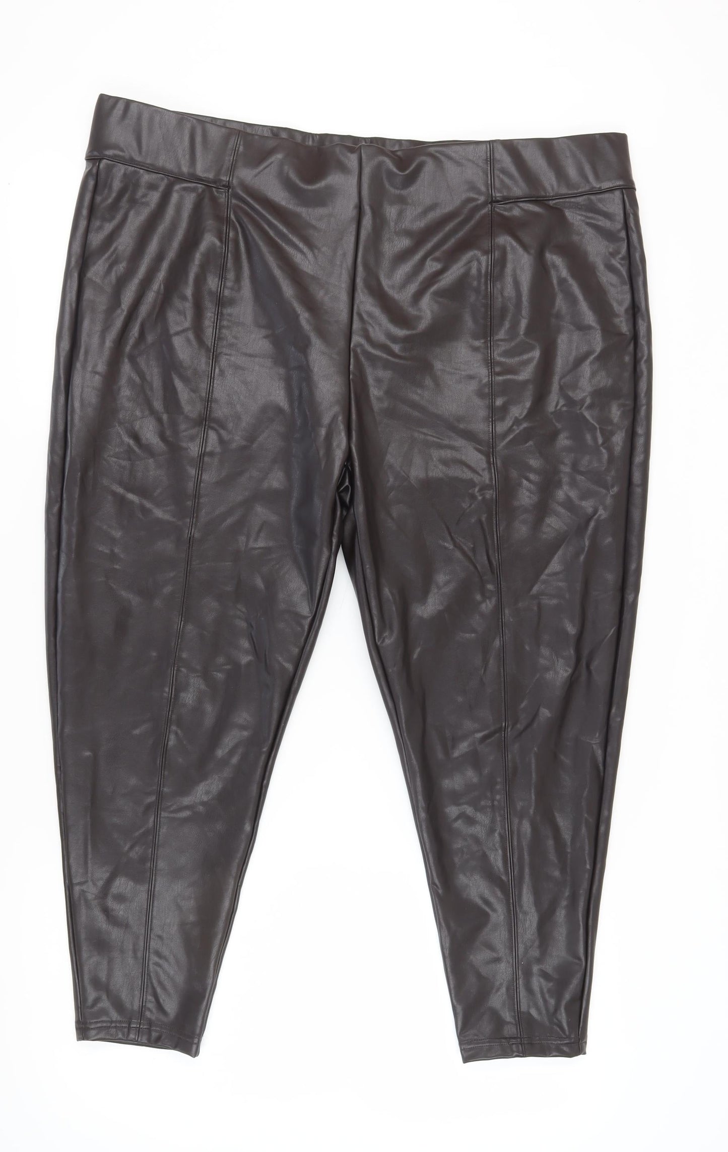 Womens UK Size 24 Marks and Spencer  Ankle Brown Leggings