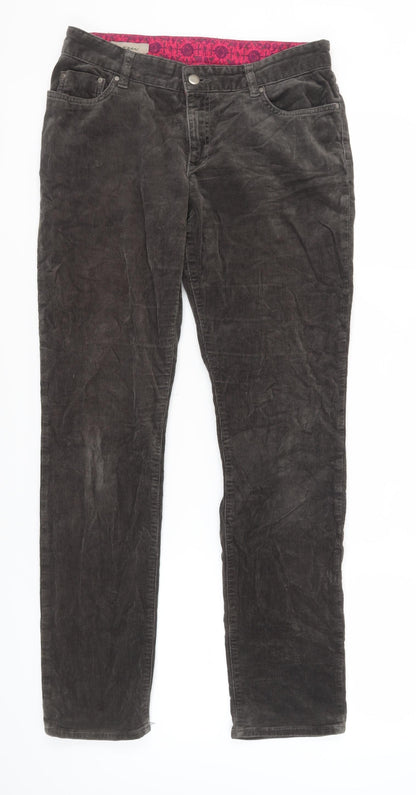 Ken Women's Brown Corduroy Trousers Size 30