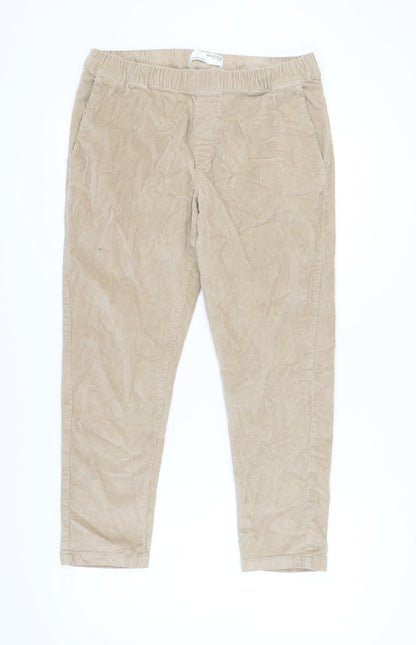 Selected Homme Men's Beige Corduroy Jogger, Size 32