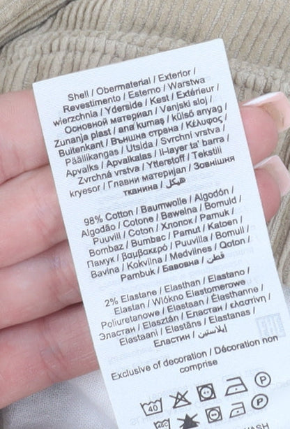 Selected Homme Men's Beige Corduroy Jogger, Size 32