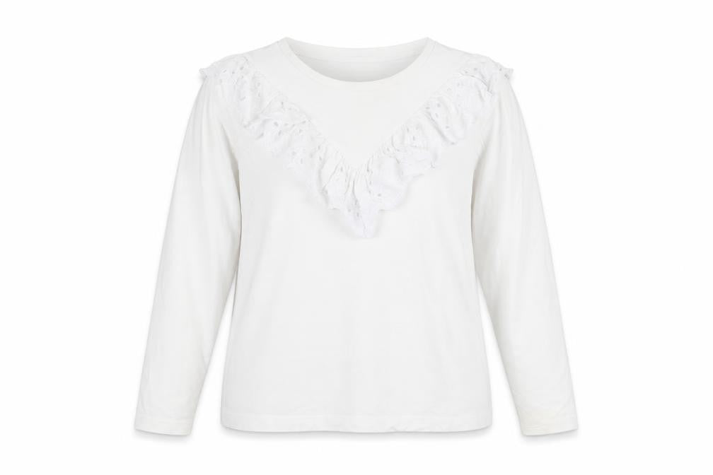 Womens UK Size 14 River Island White  T-Shirt