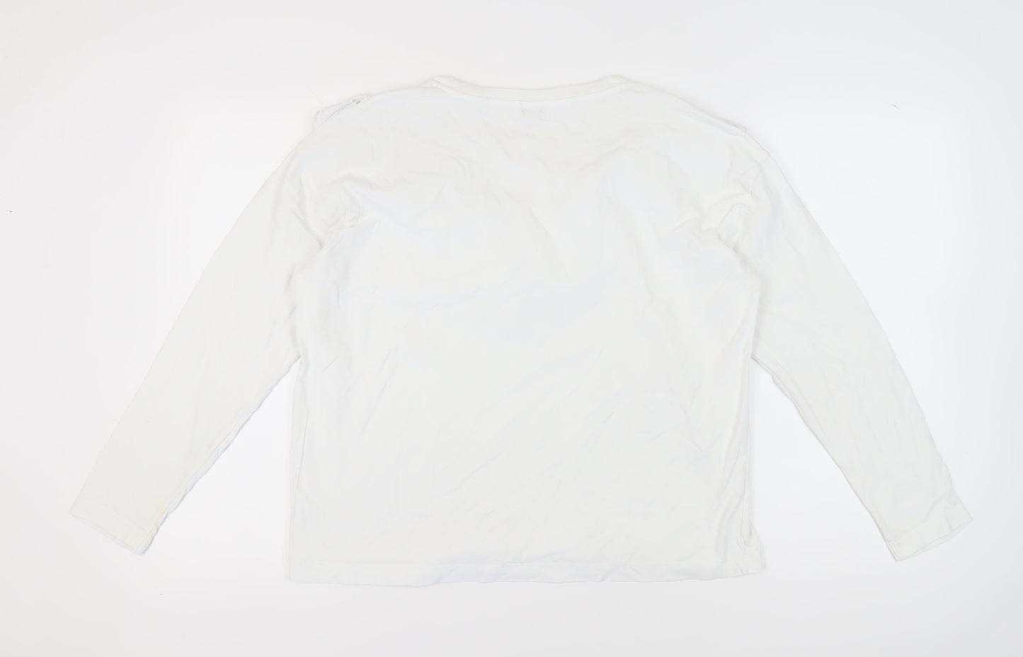 Womens UK Size 14 River Island White  T-Shirt
