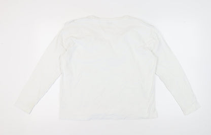 Womens UK Size 14 River Island White  T-Shirt