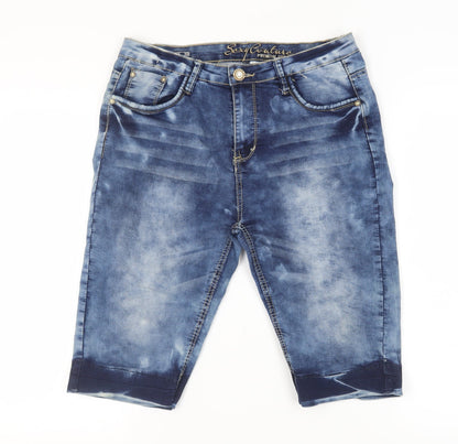 Sexy Couture Blue Girls Bermuda Denim Shorts 15-16 Years