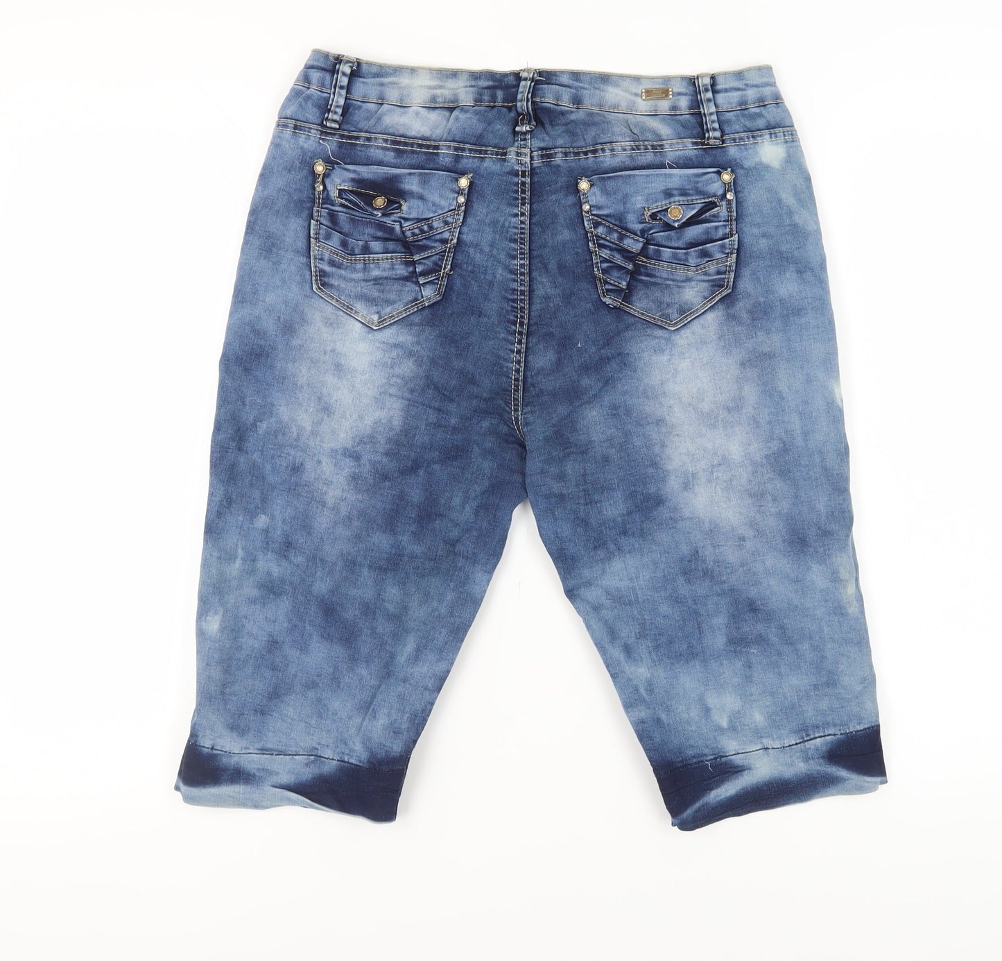 Sexy Couture Blue Girls Bermuda Denim Shorts 15-16 Years