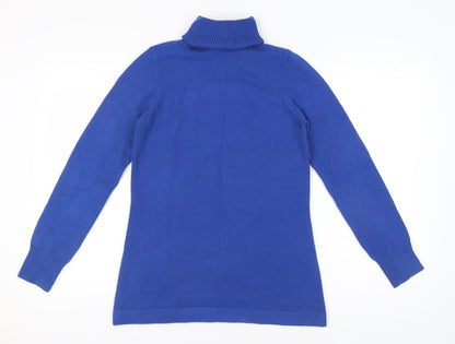 Womens UK Size M French Connection Blue Pullover Jumper
