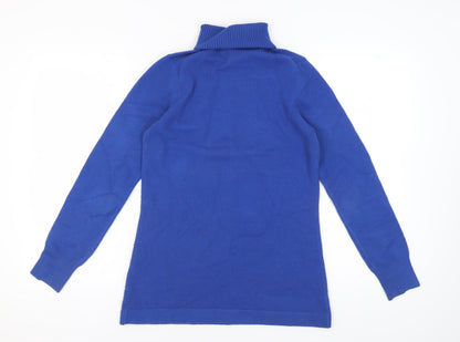 Womens UK Size M French Connection Blue Pullover Jumper