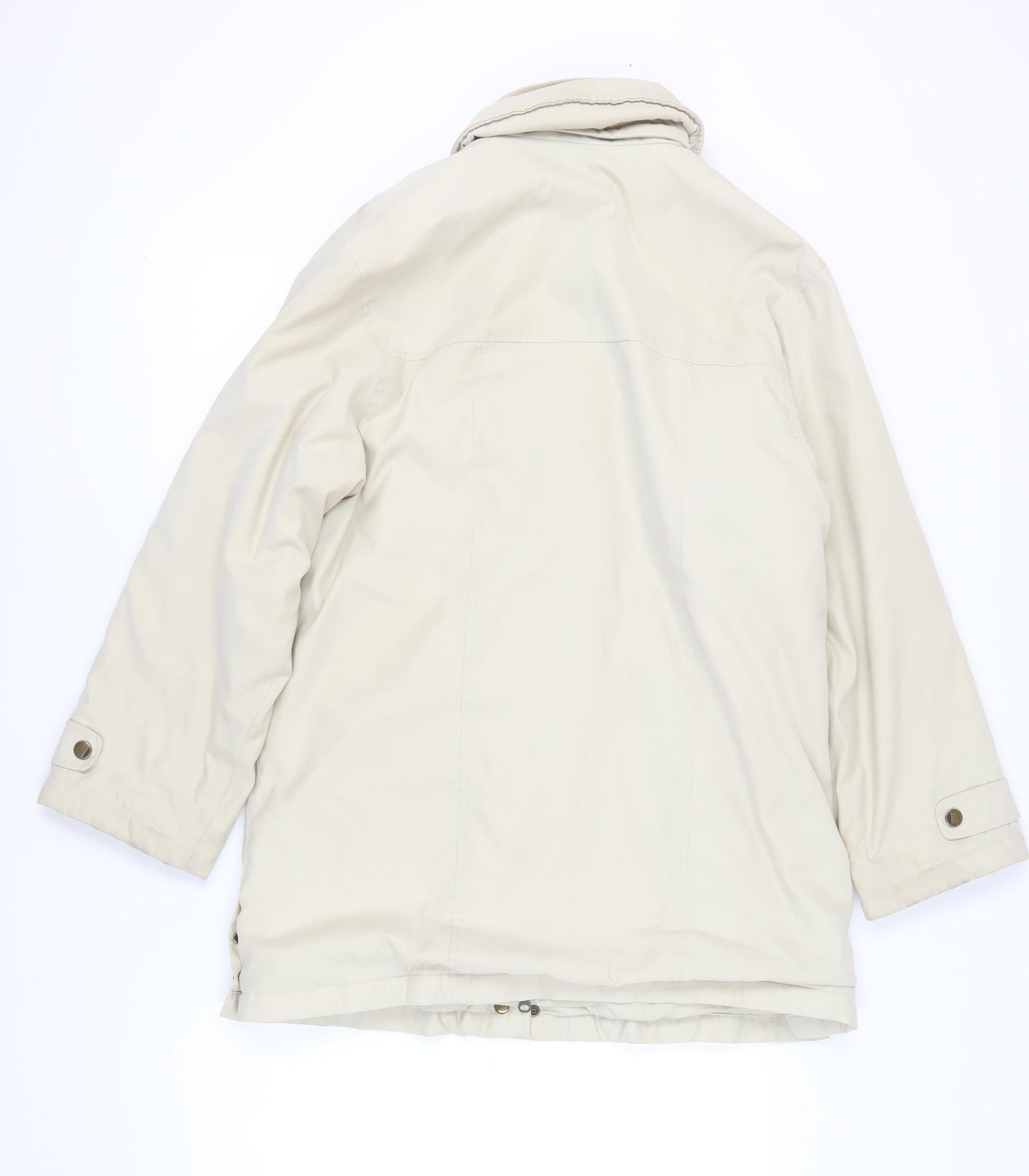 Womens UK Size 8 Marks and Spencer Beige Parka Coat