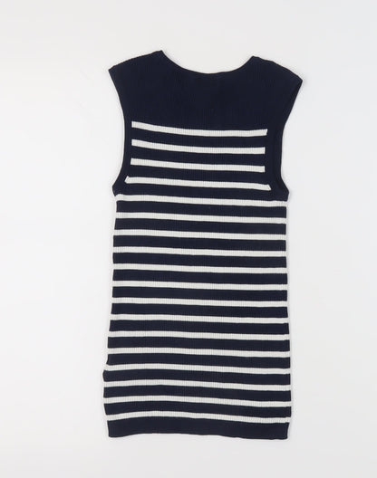 Womens UK Size 8 Marks and Spencer Blue Basic Tank
