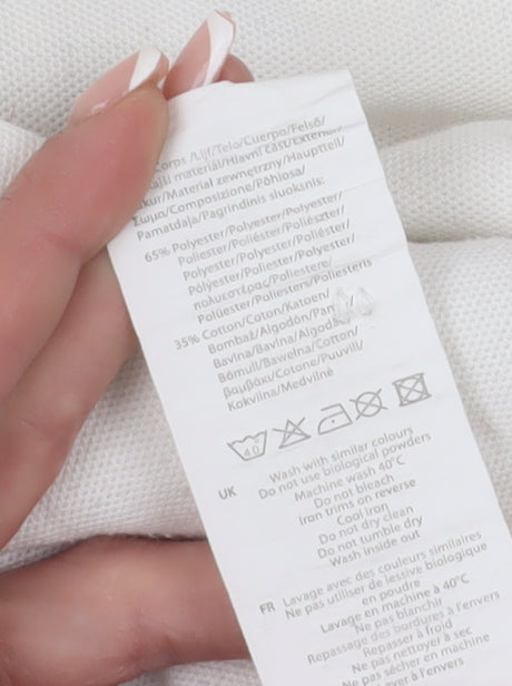 Slazenger Men's White XL Polo Shirt with Logo