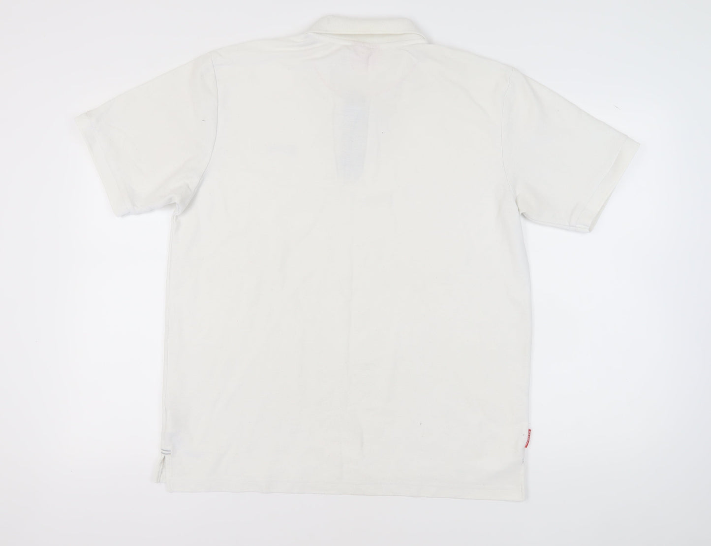 Slazenger Men's White XL Polo Shirt with Logo