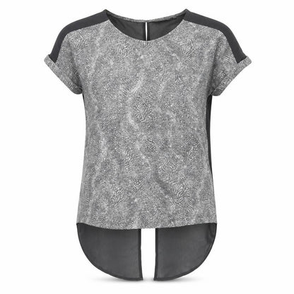 Womens UK Size 10 NEXT Grey Basic Blouse