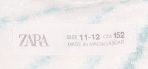 Zara Boys' Multicoloured Button-Up Shirt, 11-12 Years