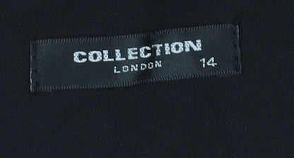 Collection London Women’s Red Black Sheath Dress Sz 14