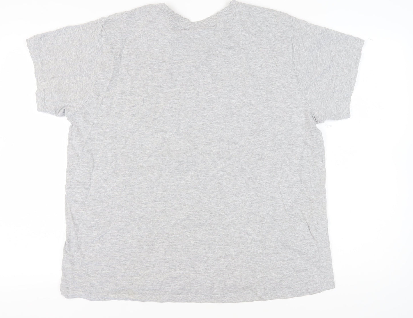 Unisex Adults UK Size XL NASA Grey Basic T-Shirt