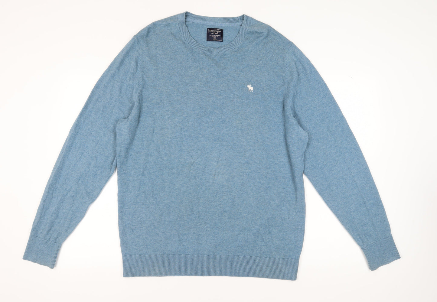 Abercrombie & Fitch Unisex Blue 2XL Pullover Jumper