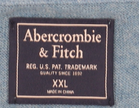 Abercrombie & Fitch Unisex Blue 2XL Pullover Jumper