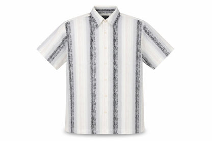 Lakeland Men's Multicoloured Striped Short Sleeve Shirt L