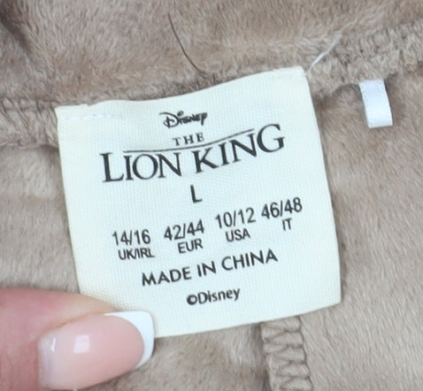 Disney Women’s Brown Flared Velour Trousers L