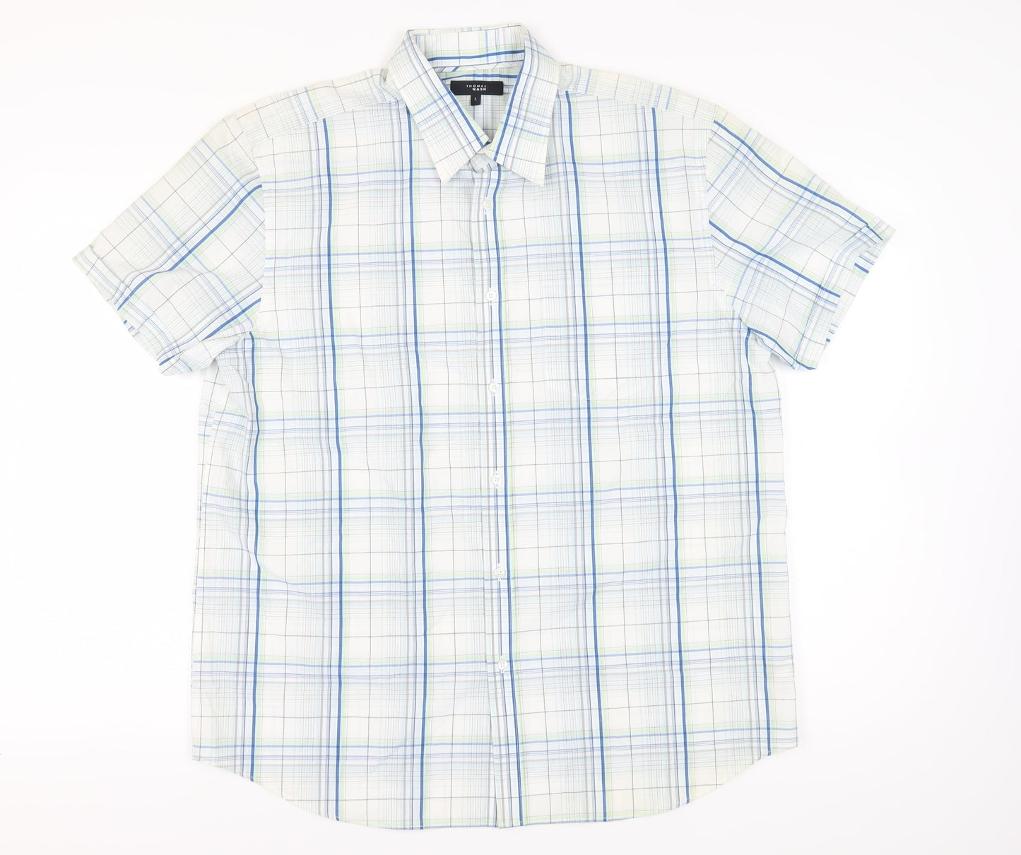 Thomas Nash Men's Multicoloured Plaid Shirt L
