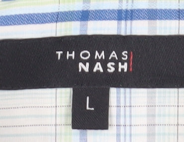 Thomas Nash Men's Multicoloured Plaid Shirt L