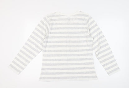 Disney Women's Lion King Nightshirt, Size 12-14, White Striped