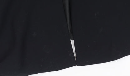 PLATINUM Women's Black Long Overcoat Size 16