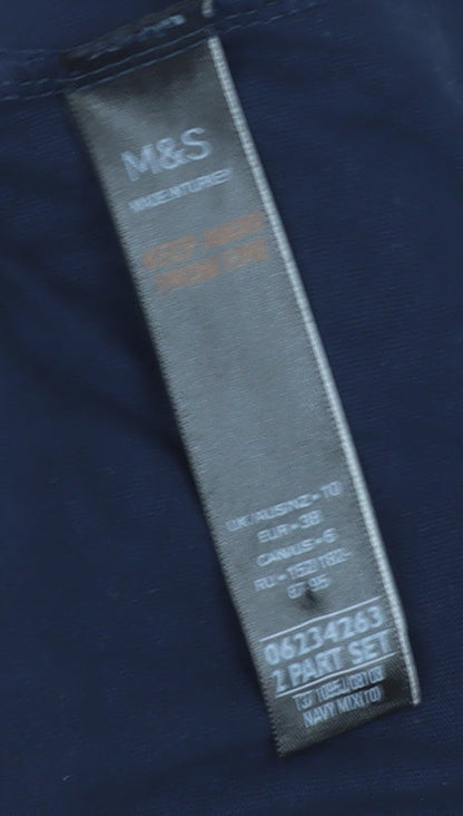 Teens UK Size 6 Marks and Spencer Blue Basic T-Shirt