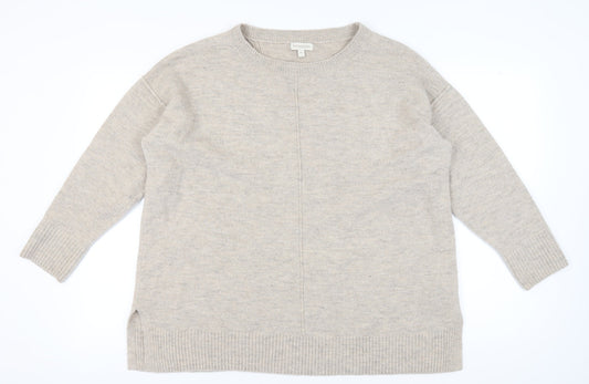 Womens UK Size XL Monsoon Beige Pullover Jumper