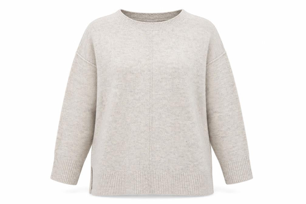 Womens UK Size XL Monsoon Beige Pullover Jumper