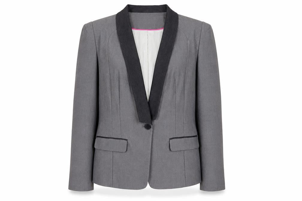 Womens UK Size 16 NEXT Regular Grey Blazer