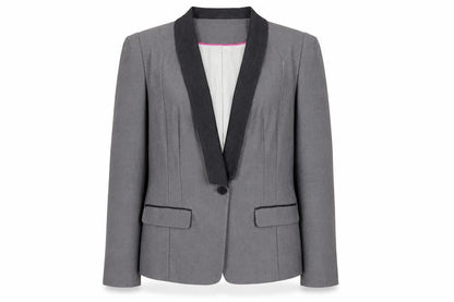 Womens UK Size 16 NEXT Regular Grey Blazer