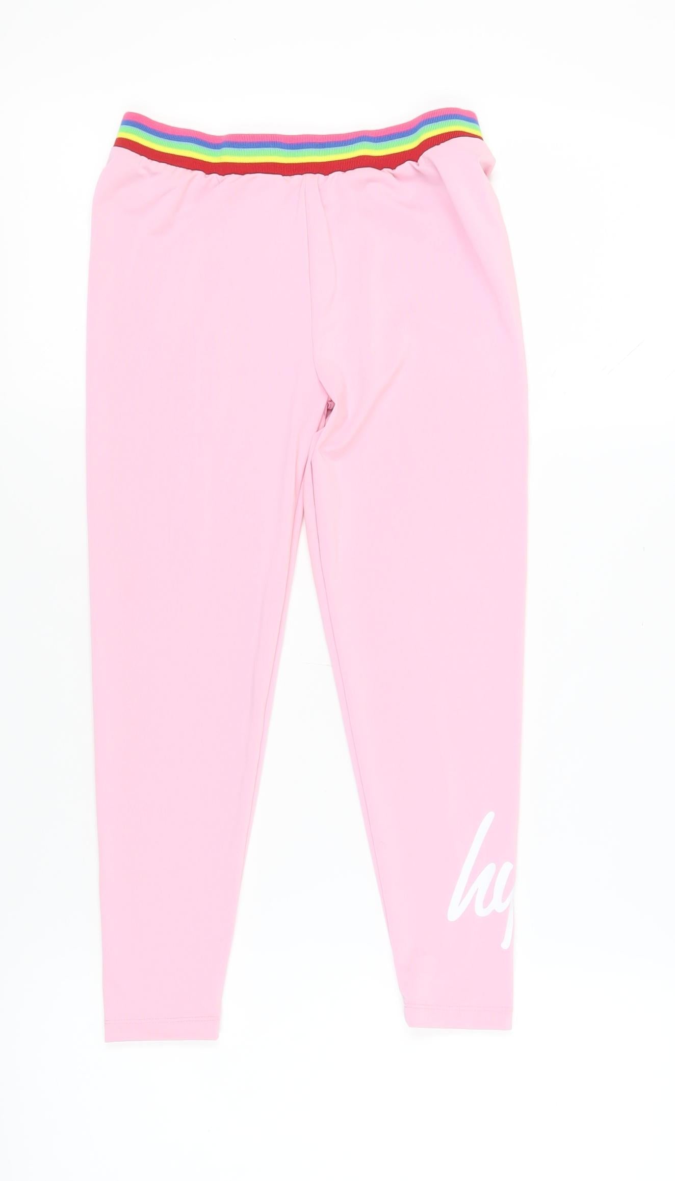 Hype Girls Pink Ankle Leggings, Size 13 Years