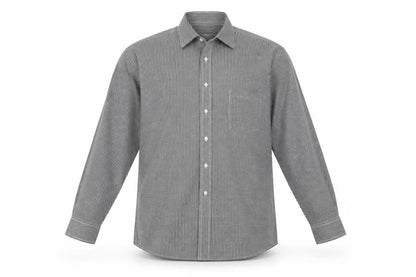 Van Heusen Men's Black Check Long Sleeve Shirt Size 16