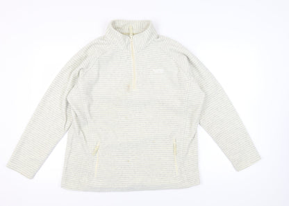 Regatta Women's Grey Striped Pullover Sweatshirt 18