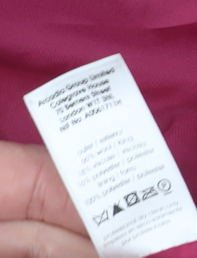 Evans Women's Black Wool Coat Size 16