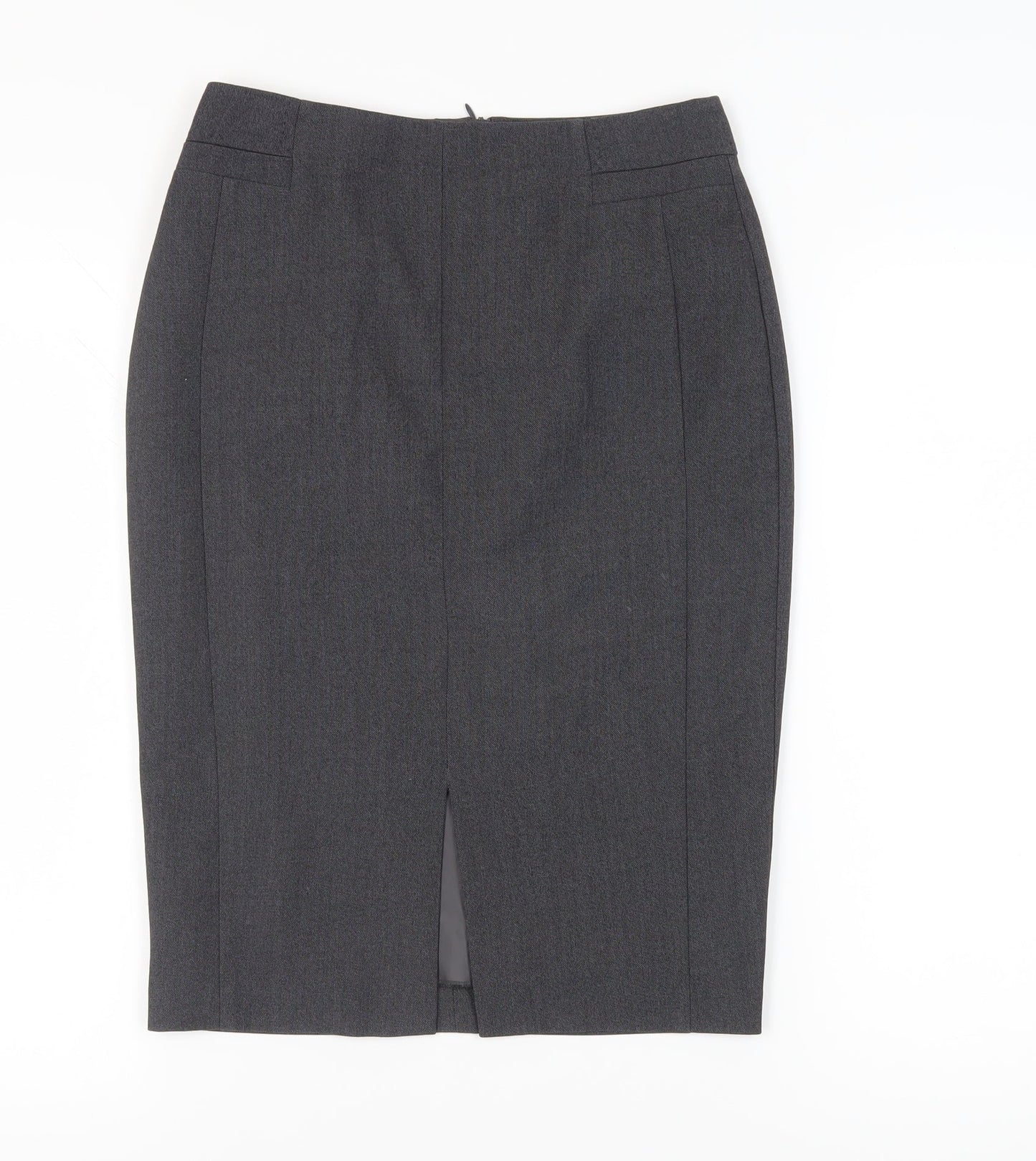 Marks and Spencer Women's Grey Pencil Skirt, Size S, Business Casual