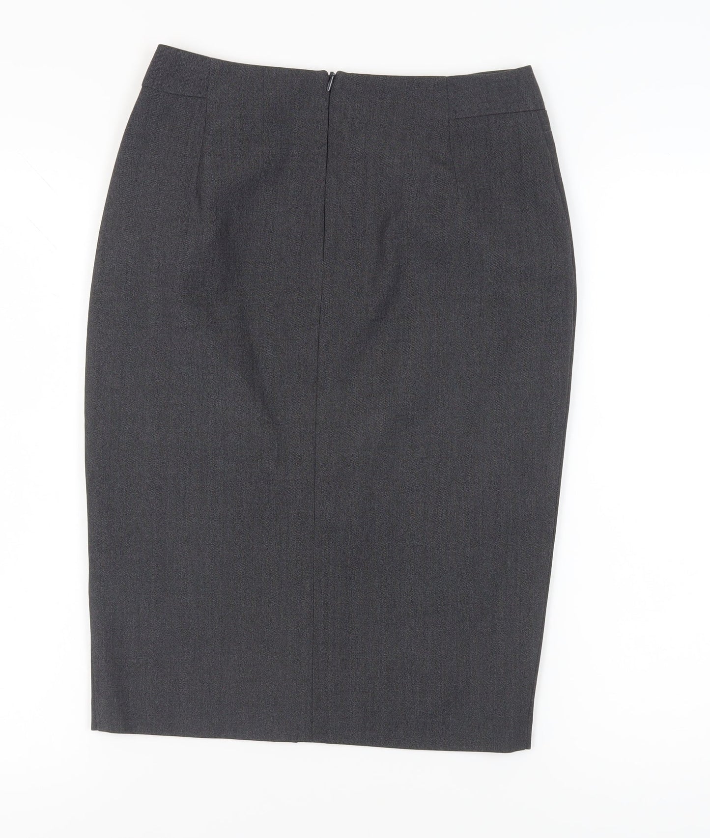 Marks and Spencer Women's Grey Pencil Skirt, Size S, Business Casual