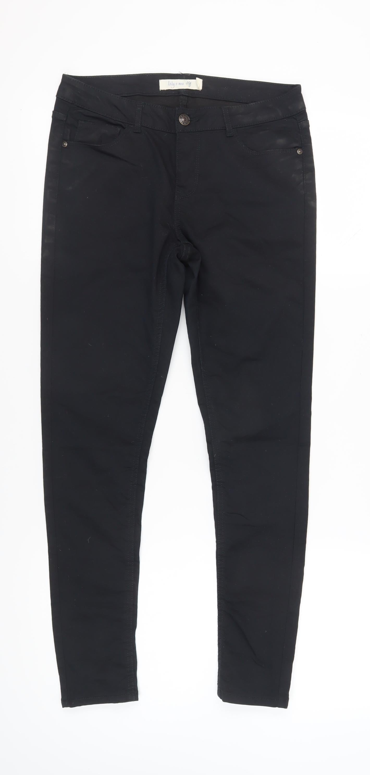 Lily and Me Women's Black Skinny Jeggings Size 10