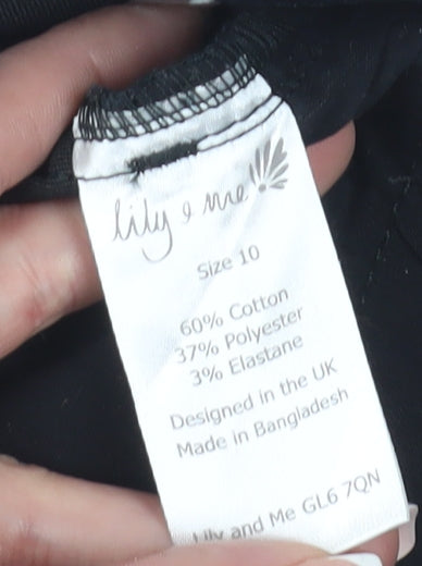 Lily and Me Women's Black Skinny Jeggings Size 10