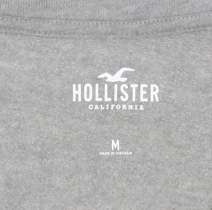 Hollister Women's Grey Pullover Sweatshirt M