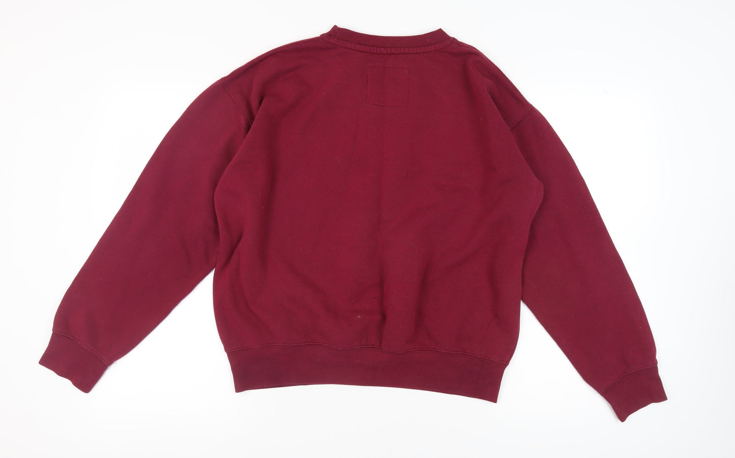 New York Popular Women's Red Sweatshirt M Cotton Blend