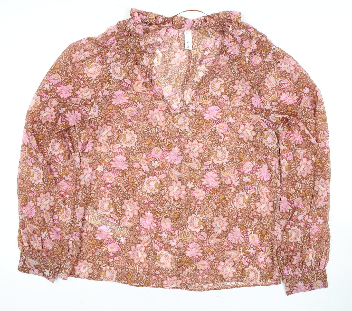 Womens UK Size 6 MNG Multicoloured Tunic Blouse