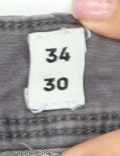 Jack & Jones Men's Grey Chino Trousers Size 34