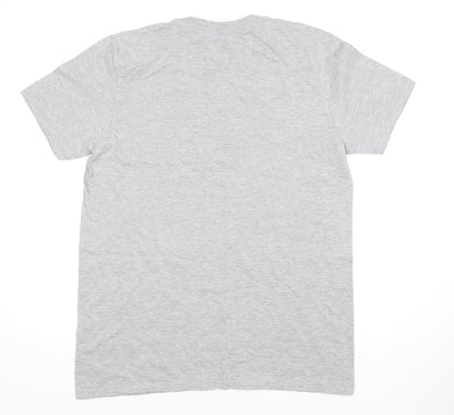 Star Wars Grey Men's T-Shirt, Medium, Short Sleeve