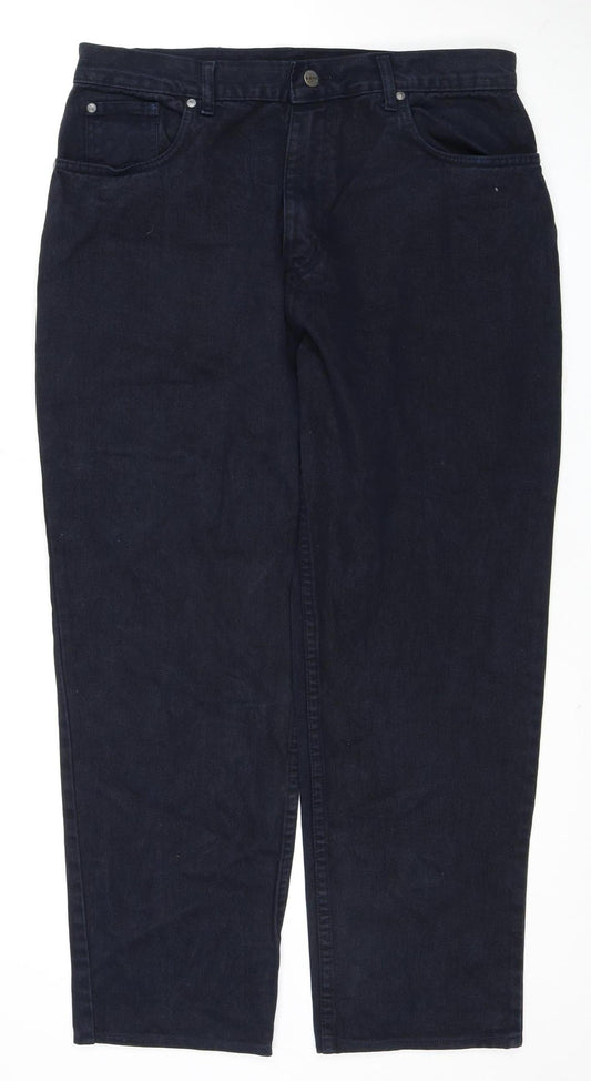 Mens UK Size 34 Relic  Tapered Black Jeans