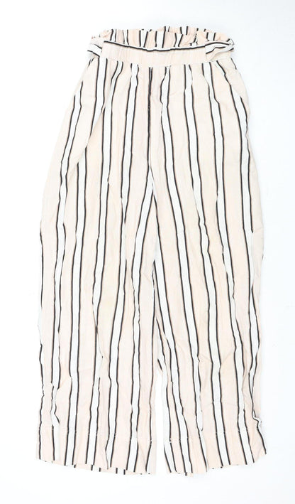 New Look Women's Multicoloured Striped Trousers UK 6